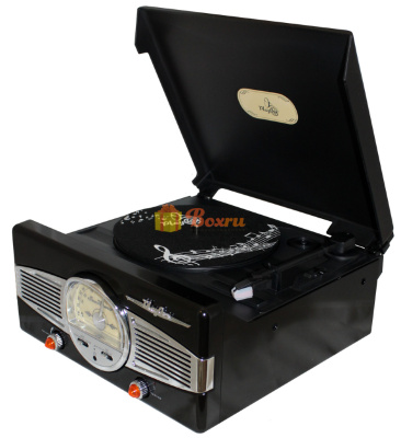 Ретро-проигрыватель Playbox San Remo PB-101, черный Ретро-проигрыватель Playbox San Remo PB-101, черный