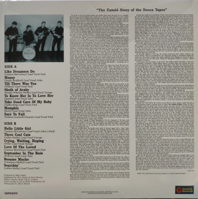 Виниловая пластинка The Beatles, Битлз; The Decca Tapes, новая