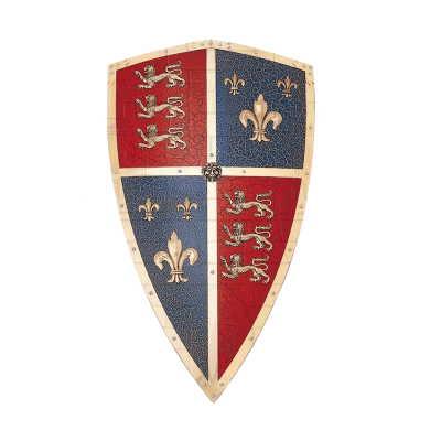 Щит рыцарский "Черного принца" (Эдварда, принца Уэльского, 1330 – 1376), средний