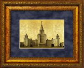 Картина на сусальном золоте «Здание МГУ» 160х250 мм Картина на сусальном золоте «Здание МГУ» 160х250 мм