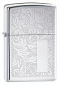 Зажигалка ZIPPO Venetian® с покрытием High Polish Chrome, латунь/сталь, серебристая, 38x13x57 мм Зажигалка ZIPPO Venetian® с покрытием High Polish Chrome, латунь/сталь, серебристая, 38x13x57 мм