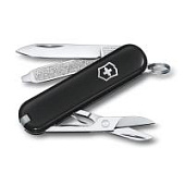 Нож-брелок VICTORINOX Classic SD Colors "Dark Illusion", 58 мм, 7 функций, чёрный Нож-брелок VICTORINOX Classic SD Colors "Dark Illusion", 58 мм, 7 функций, чёрный