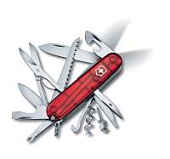 Нож перочинный VICTORINOX Huntsman Lite, 91 мм, 21 функция, полупрозрачный красный Нож перочинный VICTORINOX Huntsman Lite, 91 мм, 21 функция, полупрозрачный красный