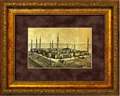 Картина на сусальном золоте «Медина, Мечеть Пророка» 80х125 мм Картина на сусальном золоте «Медина, Мечеть Пророка» 80х125 мм