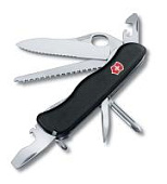 Нож перочинный VICTORINOX Trailmaster One Hand, 111 мм, 12 функций, с фиксатором лезвия, чёрный Нож перочинный VICTORINOX Trailmaster One Hand, 111 мм, 12 функций, с фиксатором лезвия, чёрный