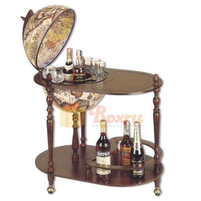 Глобус-бар Zoffoli напольный со столиком, сфера 42 см арт.CAR-42.EW