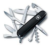 Нож перочинный VICTORINOX Huntsman, 91 мм, 15 функций, чёрный Нож перочинный VICTORINOX Huntsman, 91 мм, 15 функций, чёрный