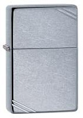 Зажигалка ZIPPO Vintage с покрытием Street Chrome™, латунь/сталь, серебристая, матовая, 38x13x57 мм Зажигалка ZIPPO Vintage с покрытием Street Chrome™, латунь/сталь, серебристая, матовая, 38x13x57 мм
