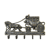 Ключница "Дилижанс", антик Ключница "Дилижанс", антик