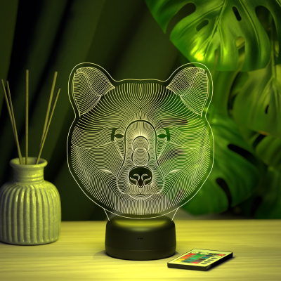 3D ночник Медведь 3D ночник Медведь
