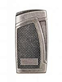 Зажигалка сигарная Passatore, двойное пламя, с пробойником, серебристый антик 234-542 Зажигалка сигарная Passatore, двойное пламя, с пробойником, серебристый антик 234-542