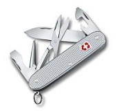 Нож перочинный VICTORINOX Pioneer X, 93 мм, 9 функций, алюминиевая рукоять, серебристый Нож перочинный VICTORINOX Pioneer X, 93 мм, 9 функций, алюминиевая рукоять, серебристый