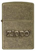 Зажигалка ZIPPO Classic с покрытием Antique Brass, латунь/сталь, золотистая, матовая, 38x13x57 мм Зажигалка ZIPPO Classic с покрытием Antique Brass, латунь/сталь, золотистая, матовая, 38x13x57 мм