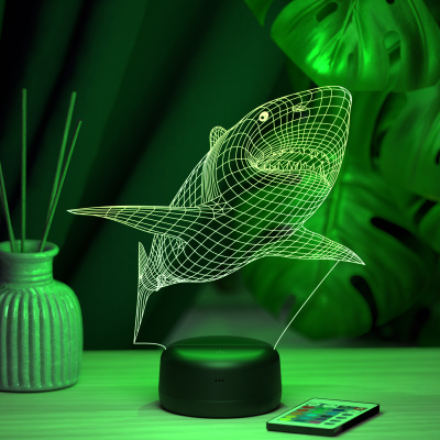 3D ночник Акула 3D ночник Акула