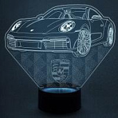 3D ночник Porsche 911 3D ночник Porsche 911