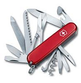 Нож перочинный VICTORINOX Ranger, 91 мм, 21 функция, красный Нож перочинный VICTORINOX Ranger, 91 мм, 21 функция, красный