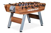 Игровой стол - футбол "PlayOff" (140х73х88см) коричнево-серый Игровой стол - футбол "PlayOff" (140х73х88см) коричнево-серый