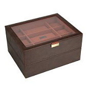 Шкатулка LC Designs для хранения до 30-ти часов арт.73246, коричневая Шкатулка LC Designs для хранения до 30-ти часов арт.73246, коричневая