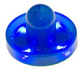 Бита для аэрохоккея LED "Neon - X" (синяя) D96 mm Бита для аэрохоккея LED "Neon - X" (синяя) D96 mm