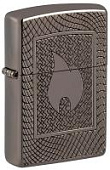 Зажигалка ZIPPO Armor® с покрытием Black Ice®, латунь/сталь, чёрная, 29x10x60 мм Зажигалка ZIPPO Armor® с покрытием Black Ice®, латунь/сталь, чёрная, 29x10x60 мм