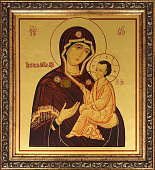 Тихвинская икона Божией Матери (Б), сусальное золото Тихвинская икона Божией Матери (Б), сусальное золото