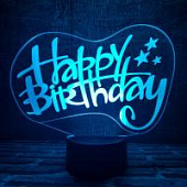 3D ночник Happy Birthday (С днём рождения) 3D ночник Happy Birthday (С днём рождения)