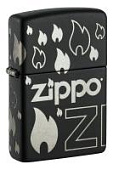 Зажигалка ZIPPO Classic с покрытием , латунь/сталь, черная, матовая, 38x13x57 мм Зажигалка ZIPPO Classic с покрытием , латунь/сталь, черная, матовая, 38x13x57 мм
