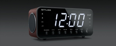Радиоприемник Muse M-196 DWT, часы, будильник, Bluetooth
