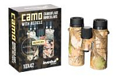 Бинокль камуфляжный Levenhuk Camo 10x42 с сеткой Бинокль камуфляжный Levenhuk Camo 10x42 с сеткой
