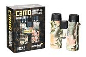 Бинокль камуфляжный Levenhuk Camo 10x42 с сеткой Бинокль камуфляжный Levenhuk Camo 10x42 с сеткой