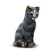 Статуэтка керамическая "Полосатая кошка" Статуэтка керамическая "Полосатая кошка"