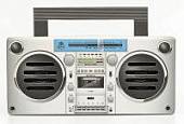 Радиоприёмник GPO Bronx с Bluetooth колонкой, стерео, серебряный Радиоприёмник GPO Bronx с Bluetooth колонкой, стерео, серебряный