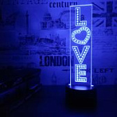 3D ночник Ламповые чувства - Ночник LOVE 3D ночник Ламповые чувства - Ночник LOVE