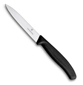 Нож Victorinox для очистки овощей, лезвие 10 см, черный Нож Victorinox для очистки овощей, лезвие 10 см, черный