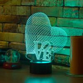 3D ночник Сердце LOVE 3D ночник Сердце LOVE
