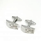 Запонки Cufflinks Inc. Лазерная гравировка Цветы CF28 Запонки Cufflinks Inc. Лазерная гравировка Цветы CF28