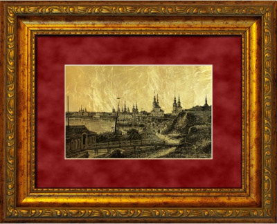 Картина на сусальном золоте «Архангельск» 80х125 мм Картина на сусальном золоте «Архангельск» 80х125 мм