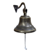 Колокольчик на кронштейне d10 см, антик Колокольчик на кронштейне d10 см, антик