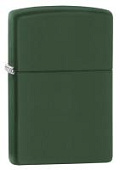 Зажигалка ZIPPO Classic с покрытием Green Matte, латунь/сталь, зелёная, матовая, 38x13x57 мм Зажигалка ZIPPO Classic с покрытием Green Matte, латунь/сталь, зелёная, матовая, 38x13x57 мм
