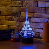 3D ночник Эйфелева башня 3D ночник Эйфелева башня