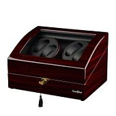 Модуль LuxeWood для подзавода 4-х и хранения 6-ти часов LW031-51-9SW, венге Модуль LuxeWood для подзавода 4-х и хранения 6-ти часов LW031-51-9SW, венге
