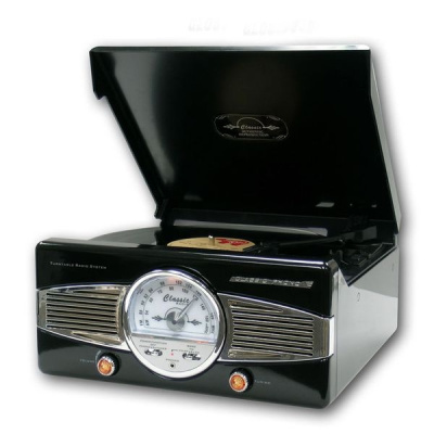 Ретро-проигрыватель Playbox San Remo PB-101, черный Ретро-проигрыватель Playbox San Remo PB-101, черный