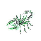 Сборная металлическая модель "Король скорпионов" Green Plus Cyberpunk DIY