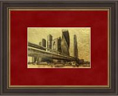 Картина на сусальном золоте «Москва-Сити» Картина на сусальном золоте «Москва-Сити»