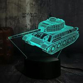 3D ночник Танк Т-34 3D ночник Танк Т-34