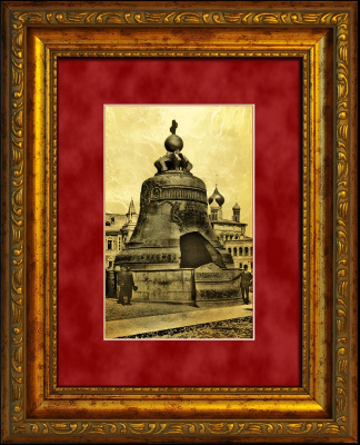 Картина на сусальном золоте «Царь Колокол» 125х80 мм Картина на сусальном золоте «Царь Колокол» 125х80 мм