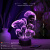 3D ночник Волшебные грибы