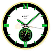 Светящиеся настенные метеочасы, плавный ход, d-32 см., 77730 Светящиеся настенные метеочасы, плавный ход, d-32 см., 77730