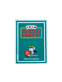 Карты для покера Texas Poker 100% пластик, Италия, зеленая рубашка Карты для покера Texas Poker 100% пластик, Италия, зеленая рубашка