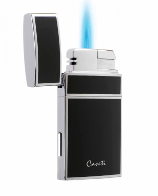 Зажигалка Caseti сигарная турбо, черная, CA438-1